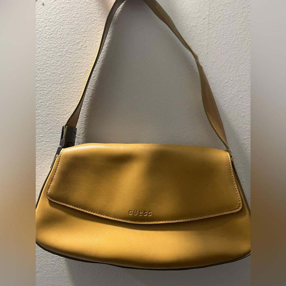 Tan Guess Shoulder Bag